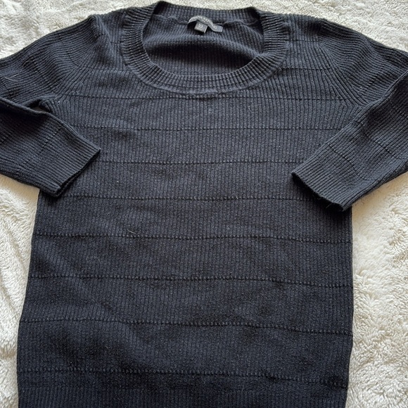 Banana Republic Cotton Black Ribbed XS Top - Picture 3 of 8